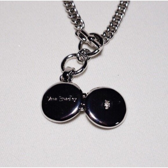 Vera Bradley Collect Moments Locket Toggle Bracelet Silver Tone - Picture 3 of 5